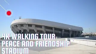 Walking Around Peace and Friendship Stadium 4K- Athens Greece - Virtual Walking Tour + Travel Guide