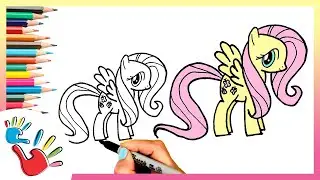 How to Draw Fluttershy from My Little Pony | Easy Step-by-Step Tutorial for Kids