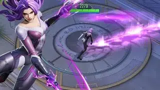 Psylocke RessurXion Skin Gameplay - MARVEL Super War