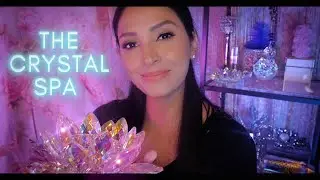 ASMR Crystal Spa | ASMR Relaxing Makeup Roleplay + Personal Attention Roleplay