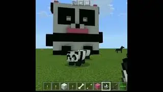 My panda house shorts video of Minecraft satisfying shorts