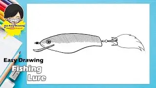 Easy Fishing Lure Drawing