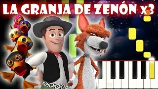 La Granja de Zen&oacute;n x3 | Piano MIX | Tutorial | Karaoke