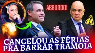 🚨Andr&eacute; Mendon&ccedil;a CANCELA f&eacute;rias e frustra plano do STF de soltar os LADR&Otilde;ES do INSS!