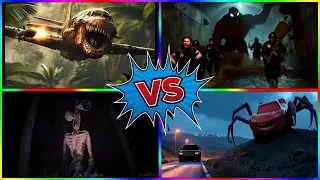 INFECTION PLANE 🆚 SPIDERMAN EXE 🆚SIREN HEAD🆚 MCQUEEN SPIDER - COFFIN DANCE