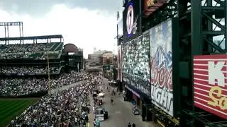 Helton retirement ceremony