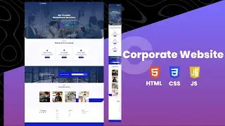 How to make a Corporate Website using HTML, CSS and Javascript