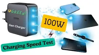 Ugreen 100W GAN Charger Review & Multi-Device Charging Test 🔋💡