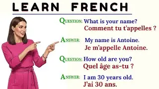 Everyday life Basic French Conversations  for French Learners | Apprendre le français | Learn French