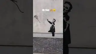 Street art in Hamburg, Germany. #elonmusk #hamburg #streetart