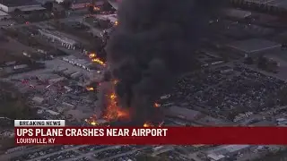 At least 3 dead, 11 injured in UPS plane crash in Kentucky and governor says numbers likely to grow