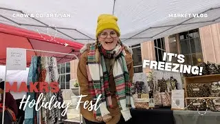 MAKRS Holiday Fest 2025 | DOWNTOWN RALEIGH | Small Business Market Vlog