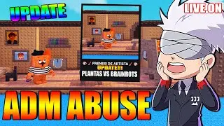 🎨🖌️ADM ABUSE NO  PLANTAS VS BRAINROT!!! UPDATE 🎨🖌️FRENESI DE ARTISTA🖌️🎨 !!! - EDDY333 - JOGANDO