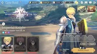 [Exos Heroes] Tales of Vesperia Core Raid - Imperial Knight (Hard) - Fighting Flynn!