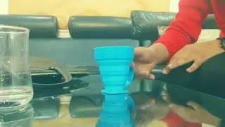 Reusable Soft Silicone Folding Cups