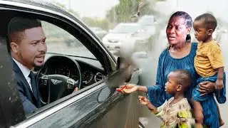 Ten Years After One Night Stand, Billionaire Saw D Poor Waitress With Twins Begging In D Rain Nt ...