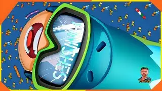 🐍WORMSZONE.IO | GIANT SLITHER SNAKE TOP 01 / Epic Worms Zone Best Gameplay! | FINISHES