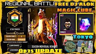 OB25 UPDATE WHATS NEW? REGIONAL BATTLE HOW TO REGISTER // GET TIGER BUNDLE DJ ALOK 84% DISCOUNT
