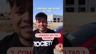 1 FREE CAR WRAP GIVEAWAY 🔥 #carshorts #shorts
