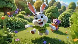 The Bouncing Bunny&rsquo;s Carrot Chase 🐰🥕 | Fun Kids Song | Learning About Animals and Food