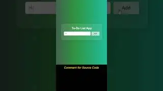 How to Create To-Do List || #html #css #javascript #coding #astechmaster