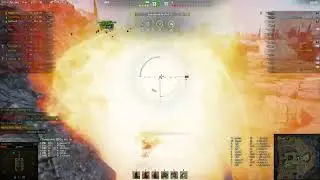World Of Tanks Crazy Cobra battle with no ammo final kill (4K)