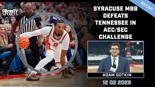 Syracuse Basketball Takes Down #13 Tennessee 62-60 in ACC/SEC Challenge