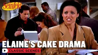 Elaine Buys A Cake With Hair On It | The Dinner Party | Seinfeld
