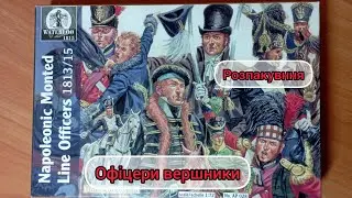 Офіцери піхоти часів Наполеона від Waterloo 1815 AP 028