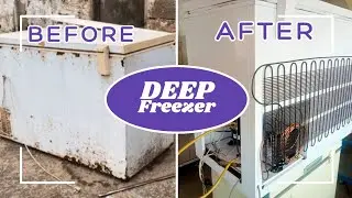 Deep Freezer Full Restoration 🔧 | Before vs After Transformation