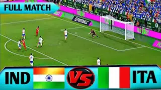 🇮🇳 INDIA vs ITALY 🇮🇹 | 29 Jan 2026 football match | eFootball Gameplay (4K)