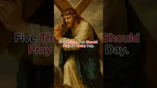 Five things you should pray for every day. #jesus #viral ￼