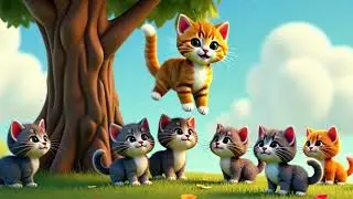 Ten little kittens Song | Adorable Nursery Rhymes Fun For Kids | Animal Kids Songs | Kids FunHive