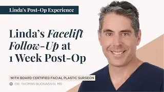 Linda at 1 Week Post-Op | All About Facelifts with Dr. Buonassisi