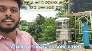 water filters installed @ perumbavoor | vessel system installation | dr.filtec the water consultant