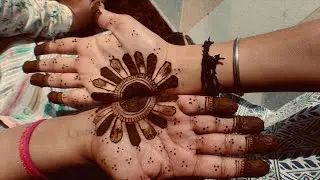 Matching Mehndi for Sisters & Best Friends 😍  Henna Design🥇Twinning Mehndi 😍 | Matching Hand Design