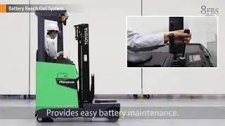 TOYOTA 4 way Reach Forklift 8FBS Battery Reach Out System