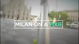 Milan on a fixie