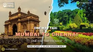 Mumbai to Chennai One Way Taxi | Outstation Cab Service #dropcabssouthindia #besttaxiservice 