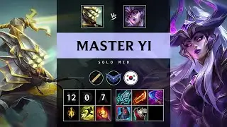 Master Yi Mid vs Syndra - KR Diamond Patch 25.13