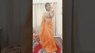 saree reuse idea/ How to reuse old saree /organza saree styling