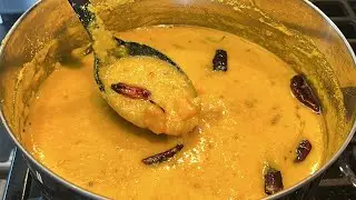 നാടൻ മത്തങ്ങാ കറി II Kerala Style Pumpkin- Dal Curry in coconut gravy.