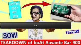 #Teardown boAt Aavante Bar 900 Bluetooth Sound bar with 30W |Unboxing & Review | SOUND + BASS TEST 🔥