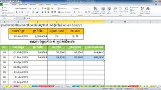 Excel loan in khmer currency tutorial speak khmer, Daily MarkTips