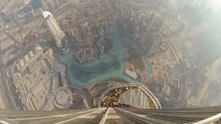 Amazing view from the Burj Khalifa - At the top SKY