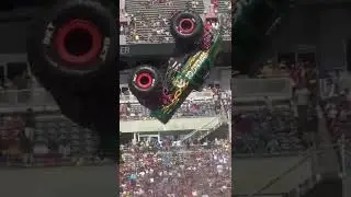 Monster truck crazy stunt GONE WRONG and fall down 😰😱 #monstertrucks