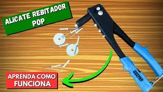 🔴Como Funciona o Alicate Pop - COMO USAR REBITADOR POP - Como Prender Rebite Pop - REBITE POP - FVM