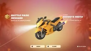 Fortnite Glider:  KIDDO'S MOTO     ( The Bride's Revenge set )