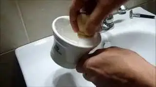 Arko Shave Stick Soap - Lathering Method #3 Soap in Bowl