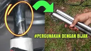 Cara mudah buat Double stick dari shock motor bekas - NUNCHAKU